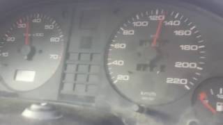 Разгон AUDI 80 B4 2.0 карбюратор 073 90-160км\ч