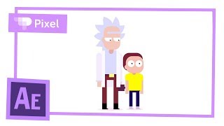 Создание анимации Рика и Морти в Adobe After Effects