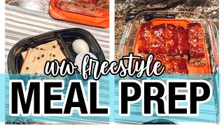 WW FREESTYLE MEAL PREP MONDAY || TURKEY MEATLOAF & PASTA SALAD || My Weight Loss Journey