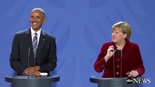 Obama, Angela Merkel FULL Press Conference