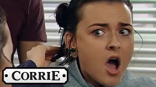 Coronation Street - David Cuts Lauren's Hair Off
