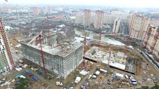 ЖК «Оранж Парк» — аэросъемка МСКГуру. Март 2017.