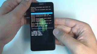 Alcatel OT Idol 6030x - How to reset - Como restablecer datos de fabrica