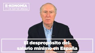El despropósito del salario mínimo en España I Gay de Liébana