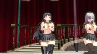 【MMD】磯風・浜風・浦風でSTEP【紳士向け】