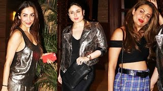 Kareena & Karishma Kapoor At Kamal Amrohi's Party   Sepl