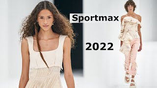 Sportmax мода в Милане весна-лето 2022 / Трендовая одежда и обувь