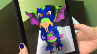 Раскраска Живые герои в 3D от DEVAR kids