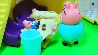 Свинка Пеппа делает укол ПАПА СВИН МЕНЯЕТ ПОДГУЗНИКИ Мультфильм из игрушек Peppa Pig