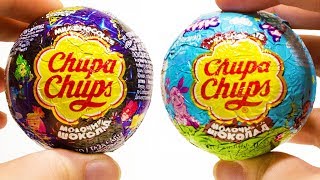 ФИКСИКИ против ЛУНТИКА Сравнение Шоколадных Сюрпризов Чупа Чупс с Игрушками из Мультиков