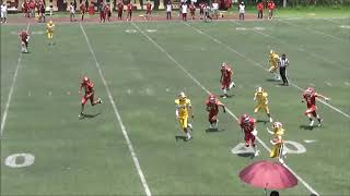 "HIGHLIGHTS" Player: Santiago García Gandarillas Posición: QB # 17 Team: Redskins Ponys 2019.