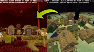 КАК НАЙТИ / СДЕЛАТЬ ДЕРЕВНЮ В АДУ И ЭНДЕР МИРЕ В Minecraft Pe 1.14.2.50 - ПОЛНЫЙ ОБЗОР ФУНКЦИИ