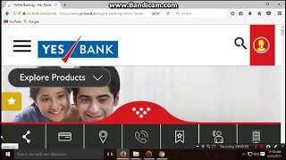 yes bank debit card pin change or forget pin in online |