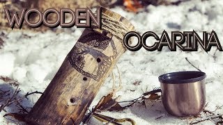 как сделать деревянную окарину / how to make a wooden ocarina diy