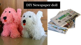 Awesome Paper Doll Making Idea / DIY Doll Making Best Out Of Waste Crafts By Aloha Crafts