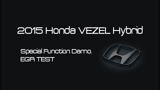 2015 Honda VEZEL Hybrid EGR Test