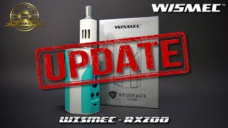Wismec RX200 Update (Firmware v1.07)