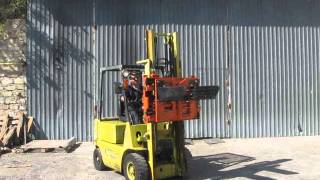 Как работает КИПовый захват на  Mitsubishi KFG14-KF2A от ЧП Одесский погрузчик