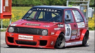 550Hp/900Kg VW Golf Mk2 Turbo 4x4 || Full Onboard - Oberhallau 2018
