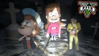Los niños FANTASMA de GRAVITY FALLS!! - GTA V [Secreto/Misterios/Mod]