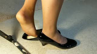 Shoeplay Black Patent Pleaser Pumps