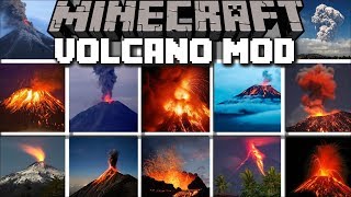 Minecraft VOLCANO MOD / RUN AWAY FROM MELTING LAVA IN NEW YORK CITY!! Minecraft