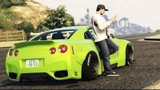 GTA 5 - Nissan GTR R35 Liberty Walk Drift Montage