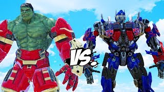 IRON HULK vs OPTIMUS PRIME (Transformers)