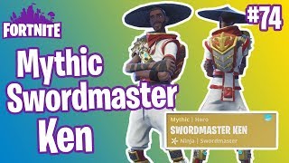 MYTHIC SWORDMASTER KEN Gameplay | Easter Egg Launcher Update | Fortnite #74
