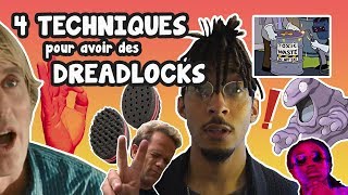 4 TECHNIQUES pour avoir des DREADLOCKS | FRANCE