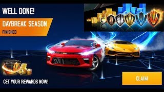 Asphalt 8 Multiplayer Daybreak Season Elite League Rewards