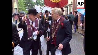 UK: NORTHERN IRELAND: MARCHING SEASON DRAWS TO A PEACEFUL CLOSE