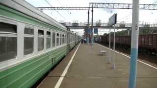 Электропоезд ЭД4М-0217 станция Бекасово-1