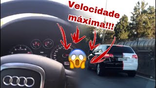 CHEGUEI NA VELOCIDADE MÁXIMA DO MEU CARRO (AUDI A3 2.0 TURBO)