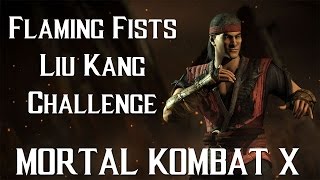 Mortal Kombat X Mobile - Flaming Fists Liu Kang Challenge (Test 1080p30)
