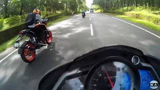 DUKE 200 VS NS 200 VS APACHE 200 || TOP END RACE || HIGHWAY RUN