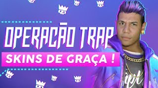 ? FREE FIRE AO VIVO - NOVO! PRÊMIOS DE GRAÇA NO EVENTO OPERAÇÃO TRAP ? HzG GUILD