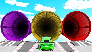 ONLY ONE TUNNEL LEADS TO THE FINISH! (GTA 5 Funny Moments)