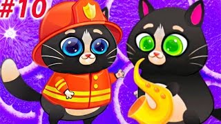 Котик БУБУ #10 – игровой мультик для детей, Открыли все игры Коту My Virtual cat Bob Bubbu