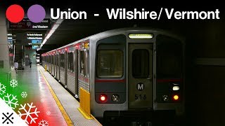 LA Metro: Red and Purple Lines (Union Station - Wilshire/Vermont)