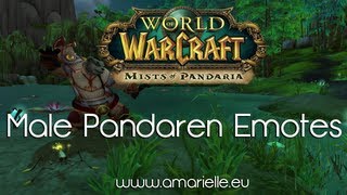Mists of Pandaria - Male Pandaren Emotes
