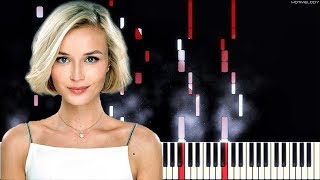 Полина Гагарина - Смотри | Как играть на пианино | Караоке
