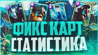 СТАТИСТИКА ИСПОЛЬЗОВАНИЯ КАРТ ПОСЛЕ ИЗМЕНЕНИЯ БАЛАНСА | CLASH ROYALE