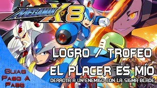 Mega Man X8 HD | Cómo desbloquear el Sable Sigma | Logro / Trofeo: El placer es mío