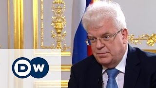 Постпред России при ЕС Владимир Чижов в жестком интервью DW - Conflict Zone на русском