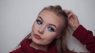 Easy blue eye look