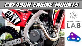 Testing TITANIUM Engine Mounts on my CRF450R!