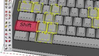 Видеоуроки по SketchUp -- Техники. Выделение