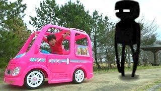 Barbie car Camping adventure Mine Craft バービー カー マイクラ大冒険 おゆうぎ こうくんねみちゃん