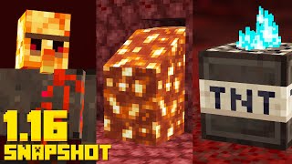 15 ways How to use NETHERITE in Minecraft 1.16 Nether Snapshot